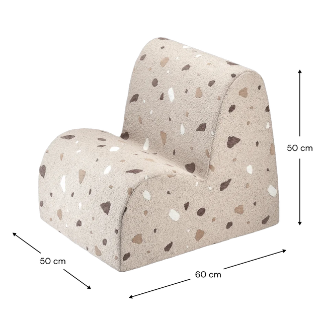 Silla de nube de arena de terrazo