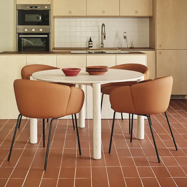 Silla de Comedor Tapizada Add Terracota