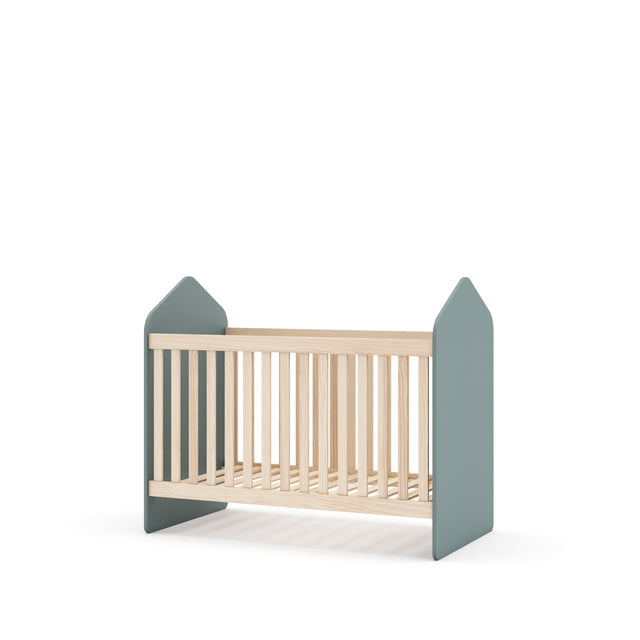 Cuna Infantil Estefanía 124 Verde Kaki & Pino