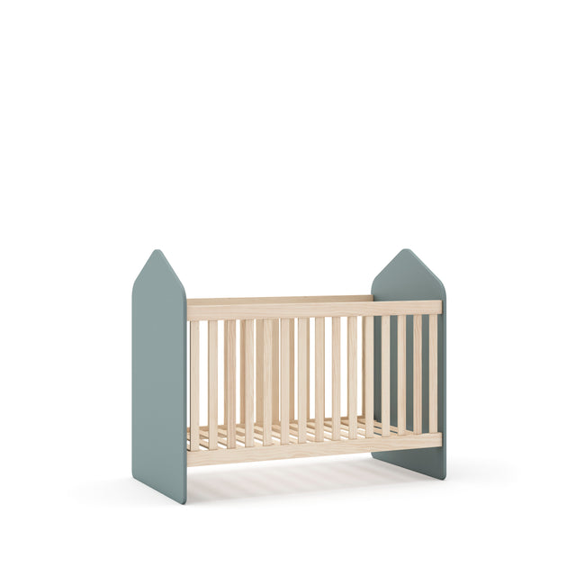 Cuna Infantil Estefanía 124 Verde Kaki & Pino