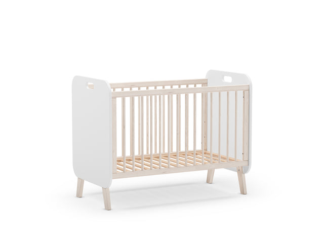 Cuna Infantil Paris 127 Blanco & Pino
