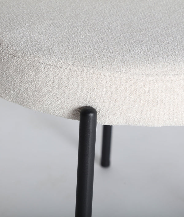 Silla Tapizada Breville Blanco Roto