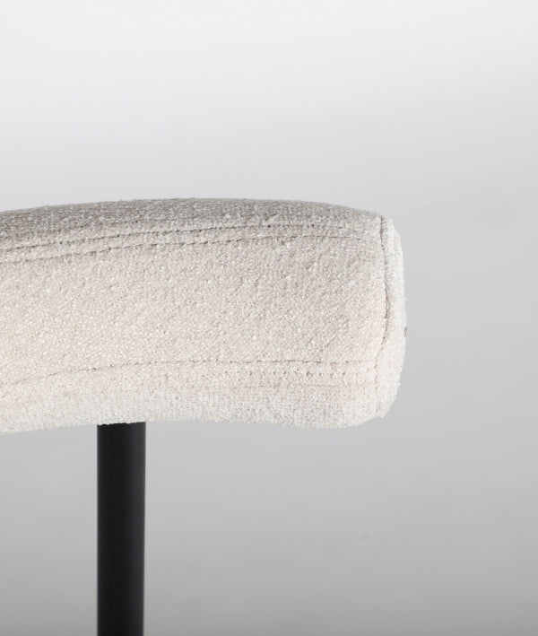 Silla Tapizada Breville Blanco Roto