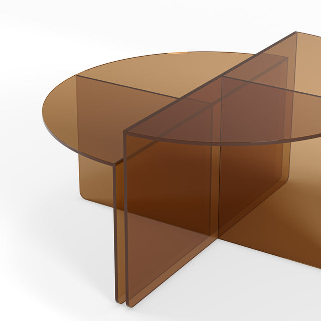 Set 2 Mesas centro Velta Marrón