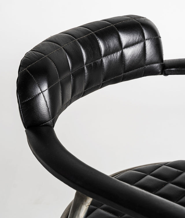 Silla Olby Cuero & Hierro