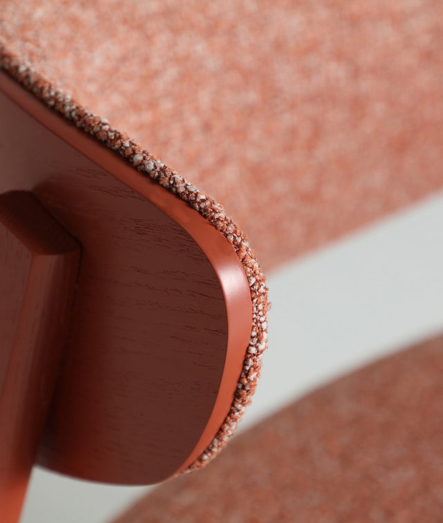 Butaca Tapizada Vreden Coral Jaspeado