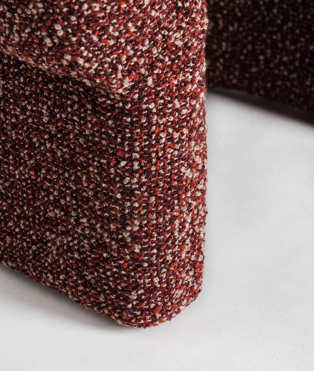 Sillón Tapizado Leke Burdeos Jaspeado