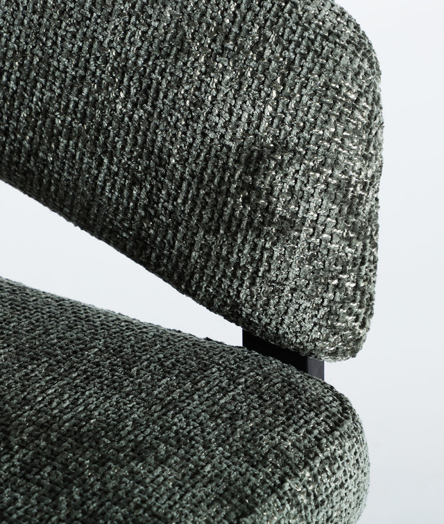 Silla Tapizada Bruges Gris Jaspeado