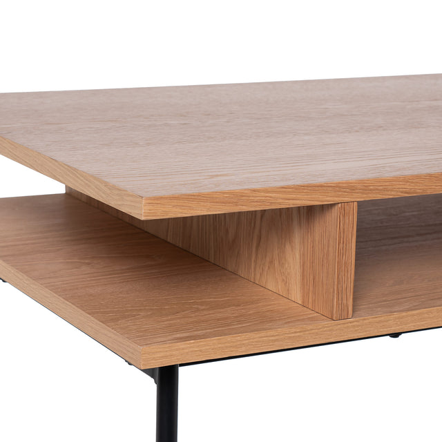 Escritorio Alabama roble/negro