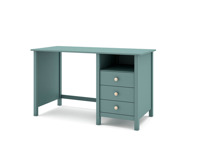 Escritorio Infantil Rectangular Max 120 Verde Kaki & Pino