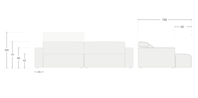 Sofá Yute 248 "Slowpop"