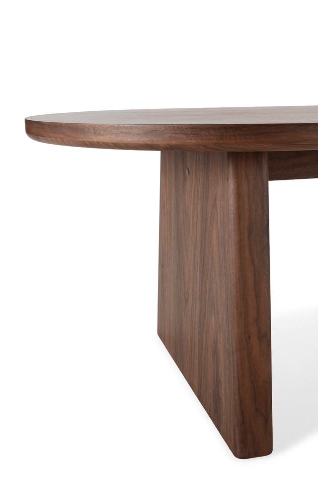 Mesa de Comedor Ovalada Blair 220 Nogal