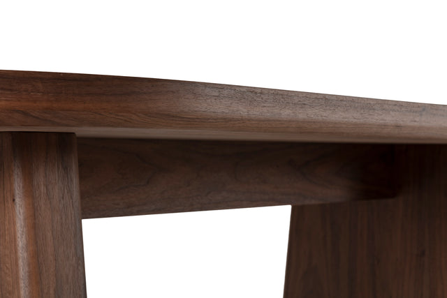 Mesa de Comedor Ovalada Blair 220 Nogal
