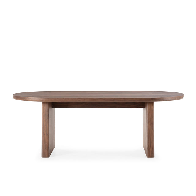 Mesa de Comedor Ovalada Blair 220 Nogal