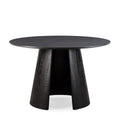 Mesa de Comedor Redonda Zuri Ø 120 Negra, vista principal