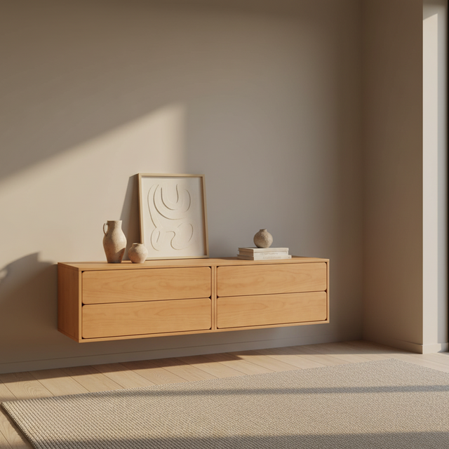 Mueble TV Flotante Penxat 160 4 cajones