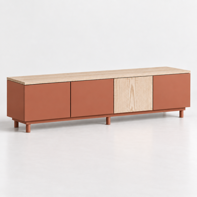 Mueble TV Nolla 200cm Natural Nordico