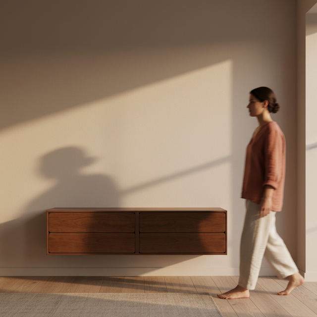 Mueble TV Flotante Penxat 160 4 cajones