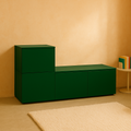 Mueble TV Nolla 150 L Personalizable con esquemas y colores vista principal de estilo nórdico
