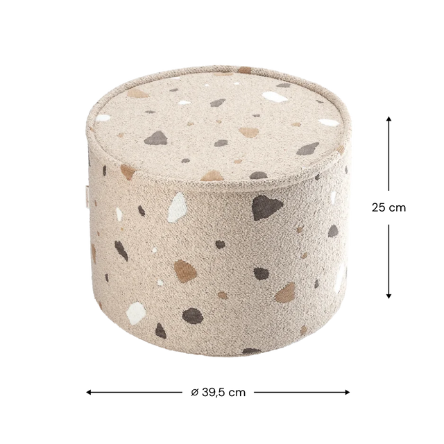 Terrazzo Sand Pouffe