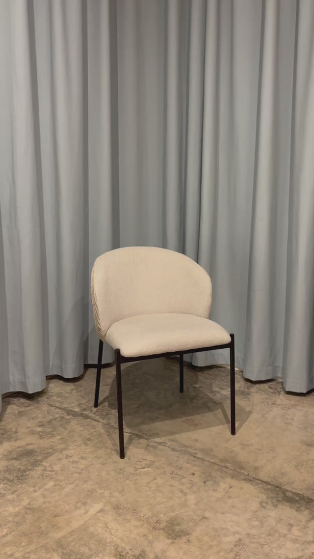 4x Sillas de Comedor Faina Gris "Slowpop"