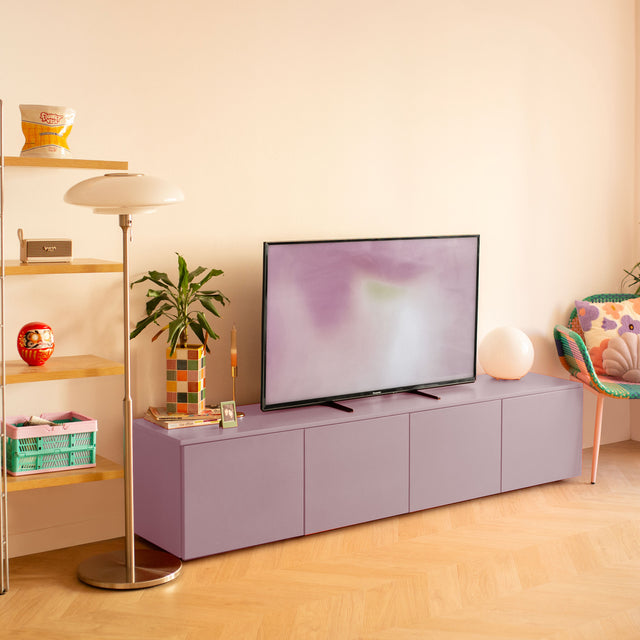 Mueble TV 200 Nolla Lila Empolvado