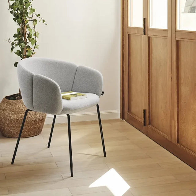 Silla de Comedor Tapizada Add Gris