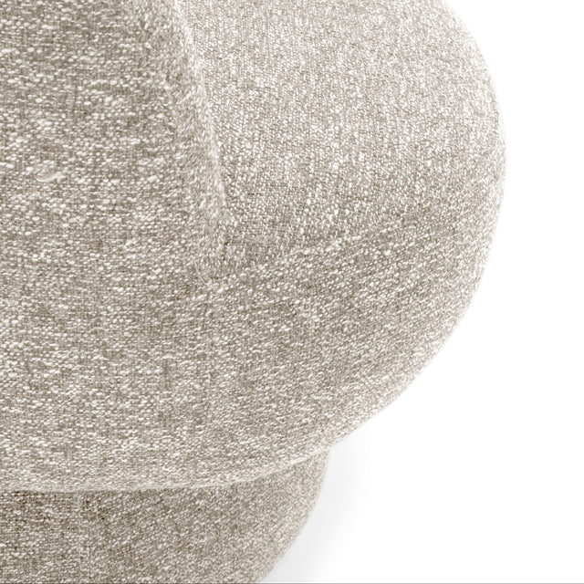 Sillón Tapizado Giratorio Dali Beige