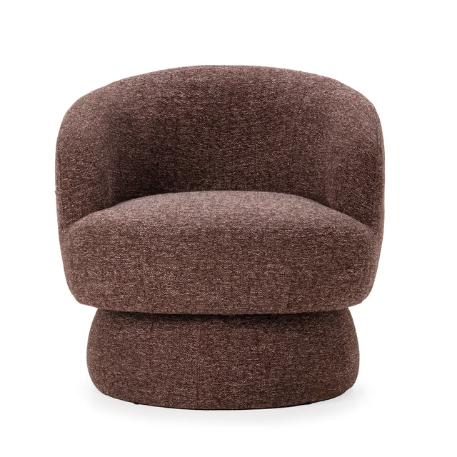 Sillón Tapizado & Giratorio Dali Violeta