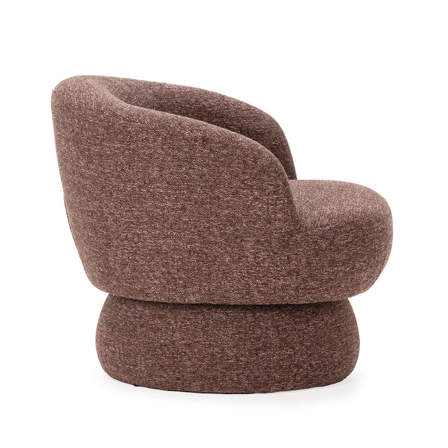 Sillón Tapizado & Giratorio Dali Violeta