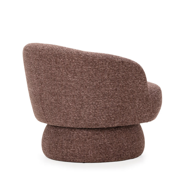 Sillón Tapizado & Giratorio Dali Violeta