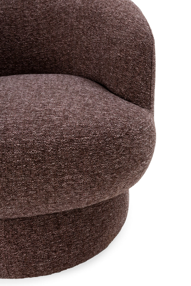 Sillón Tapizado & Giratorio Dali Violeta