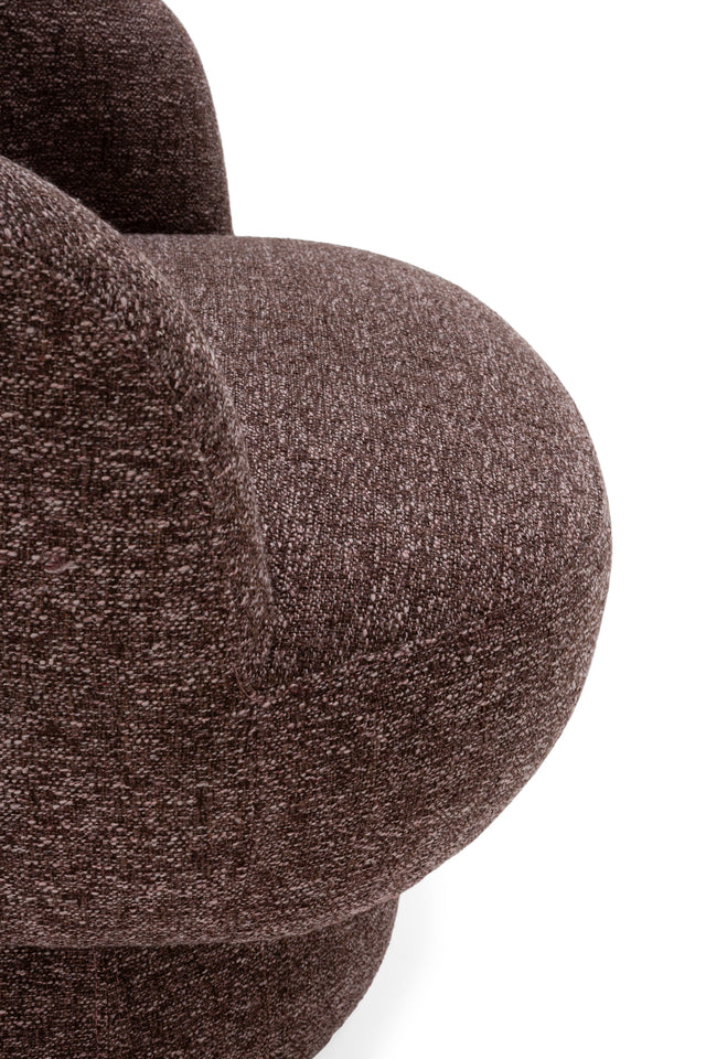 Sillón Tapizado & Giratorio Dali Violeta