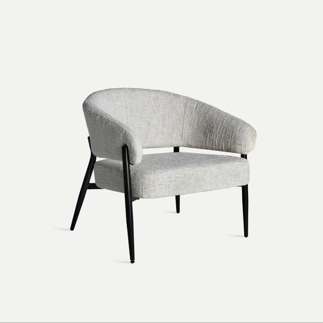 Sillón Tapizado Sers Blanco Roto