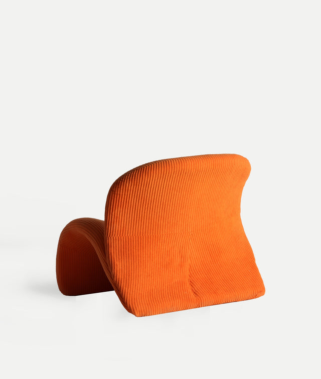 Sillón Tapizado Vianne Naranja