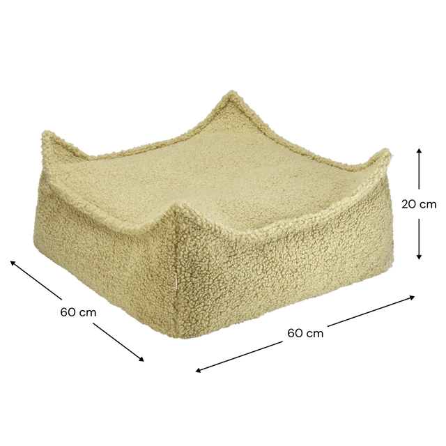 Silla de bolsas de beans y set otomano