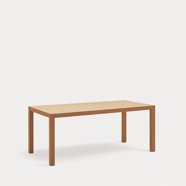 Mesa de Comedor Rectangular Alma 180 Roble & Arcilla