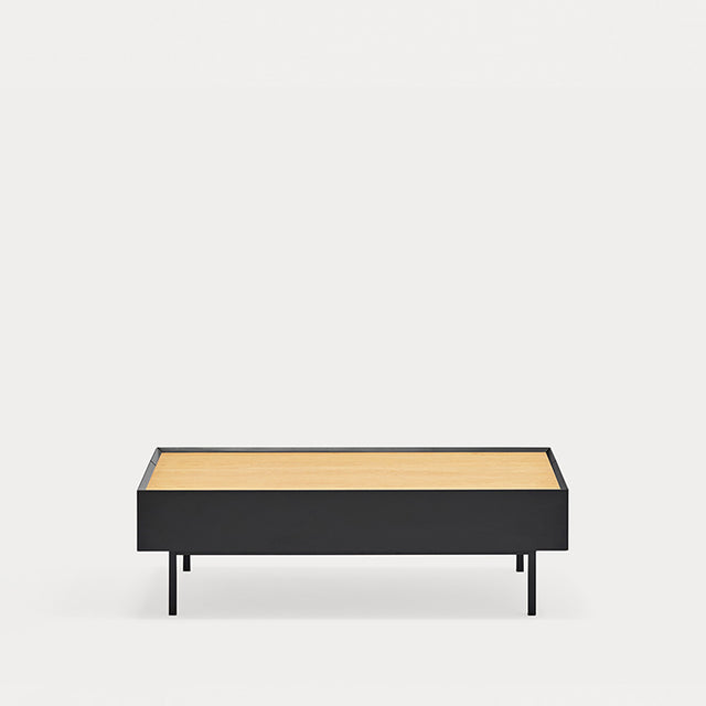 Mesa de Centro Rectangular Arista 110 Negra