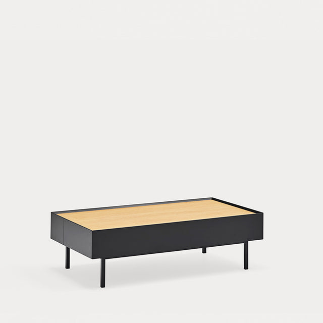Mesa de Centro Rectangular Arista 110 Negra