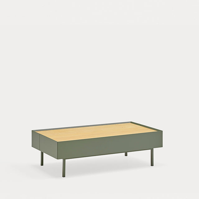 Mesa de Centro Rectangular Arista 110 Verde