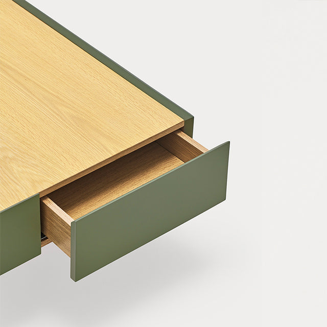 Mesa de Centro Rectangular Arista 110 Verde