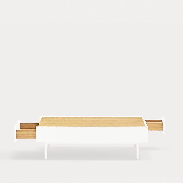 Mesa de Centro Rectangular Arista 110 Blanco