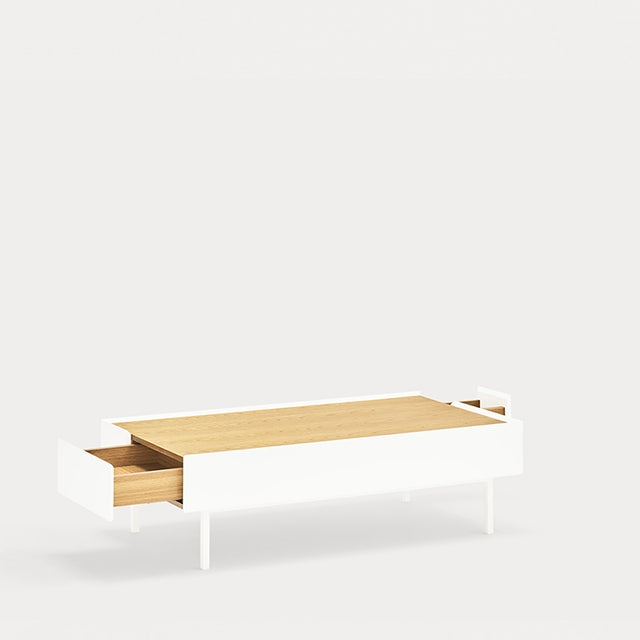 Mesa de Centro Rectangular Arista 110 Blanco