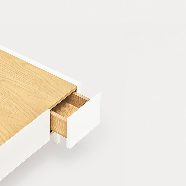 Mesa de Centro Rectangular Arista 110 Blanco