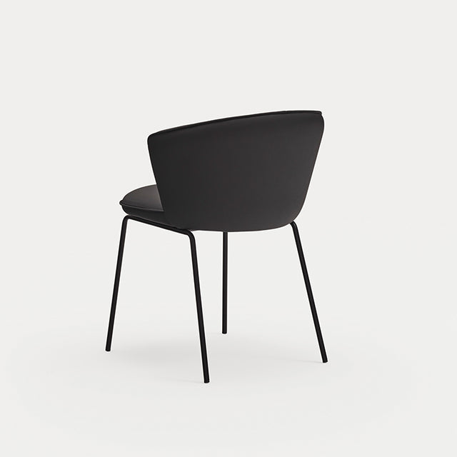 Silla de Comedor Tapizada Add Negra
