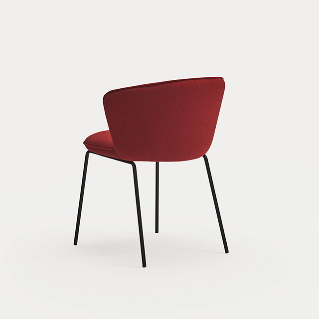 Silla de Comedor Tapizada Add Roja