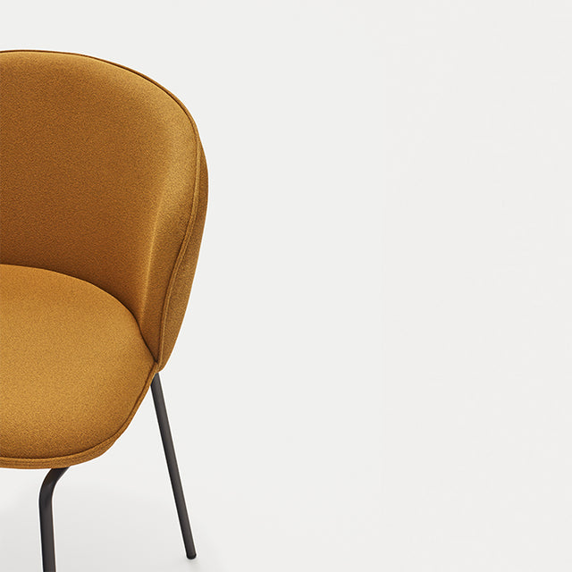 Silla de Comedor Tapizada Add Mostaza