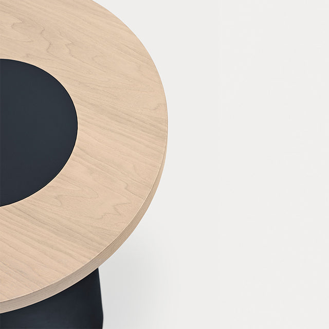 Mesa de Centro Ovalada Nori 95 Fresno & Azul