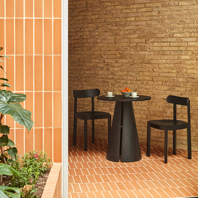 Mesa de Comedor Redonda Cep Ø 65 Negra