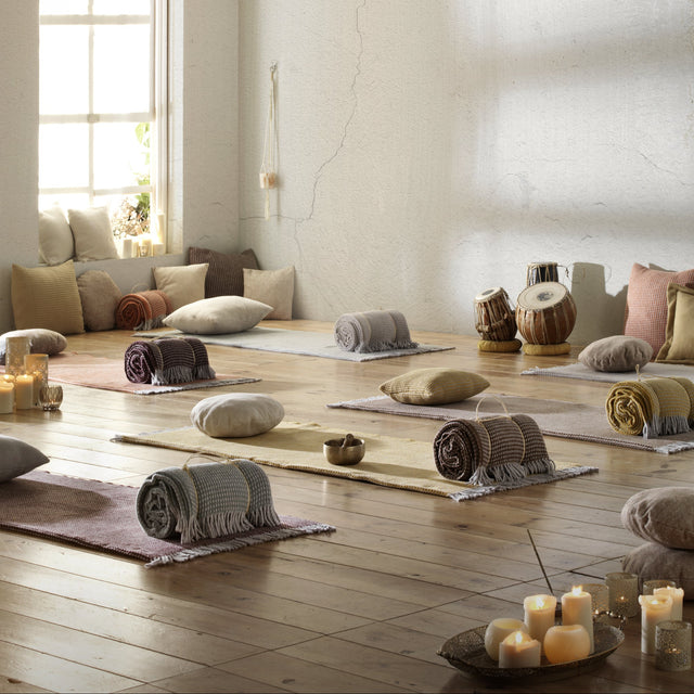 Manta Uniwaffle Púrpura